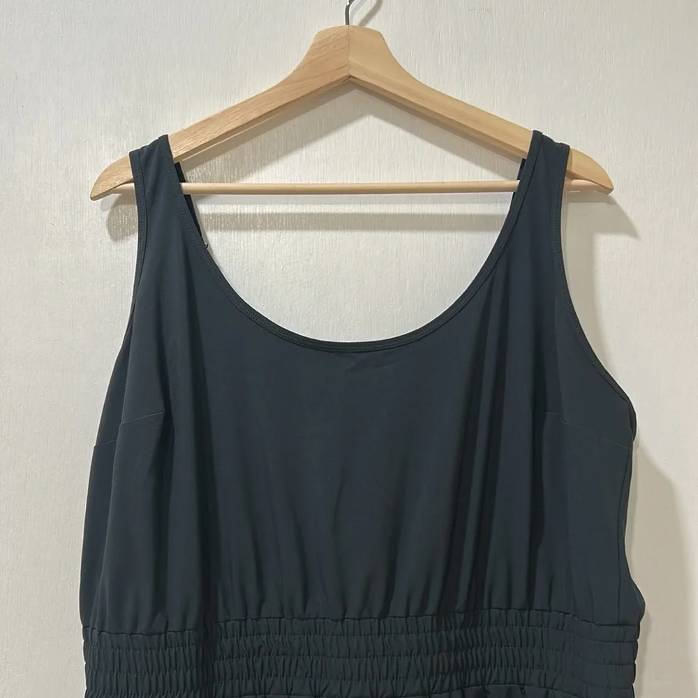 ABERCROMBIE WOMEN SKIRT ROMPER BLACK Sz XLP - Picture 2 of 9